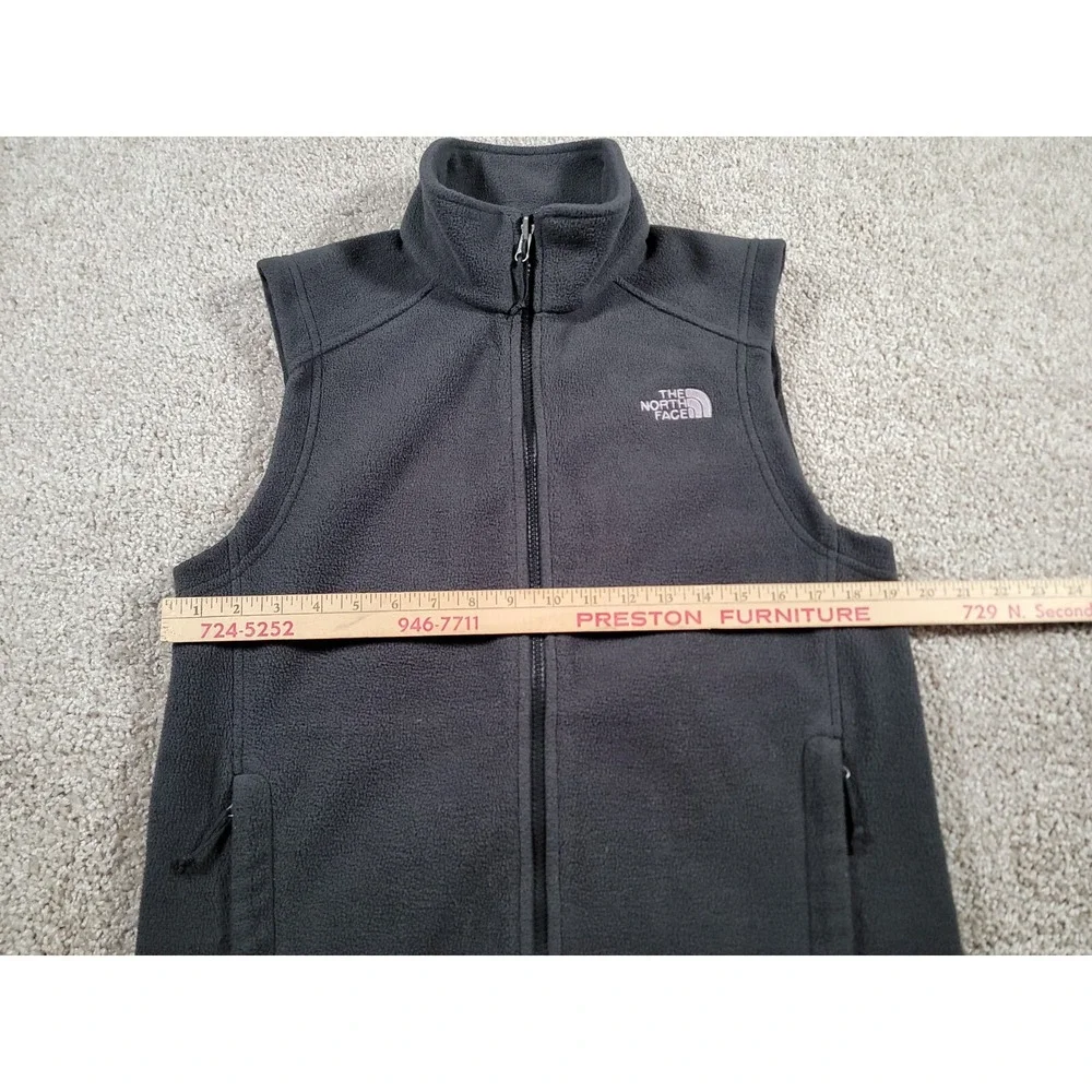The North Face Fleece Vest Mens Small Gray Flash Dry Hiking Gorpcore Full Zip